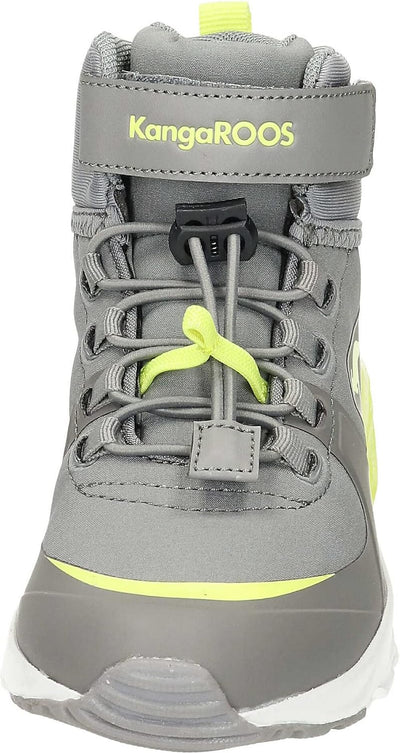 KangaROOS Unisex Kinder Kx-Hydro Sneaker 27 EU Ultimate Grey Limetta, 27 EU Ultimate Grey Limetta