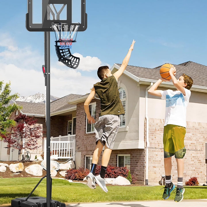 SPORTNOW Basketball-Rebounder, 360° drehbarer Rücklaufaufsatz, Rückholsystem für Basketball Schiessü