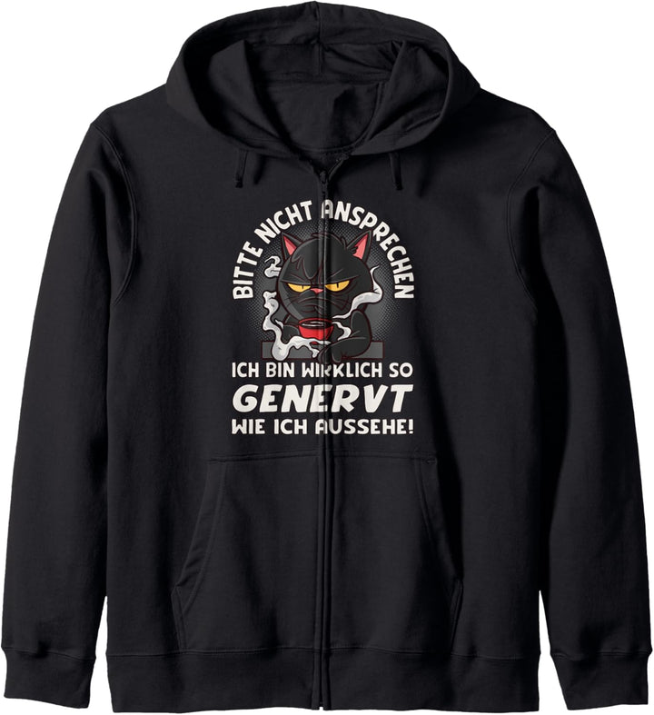 Bitte Nicht Ansprechen Ich Bin Wirklich So Genervt Kapuzenjacke