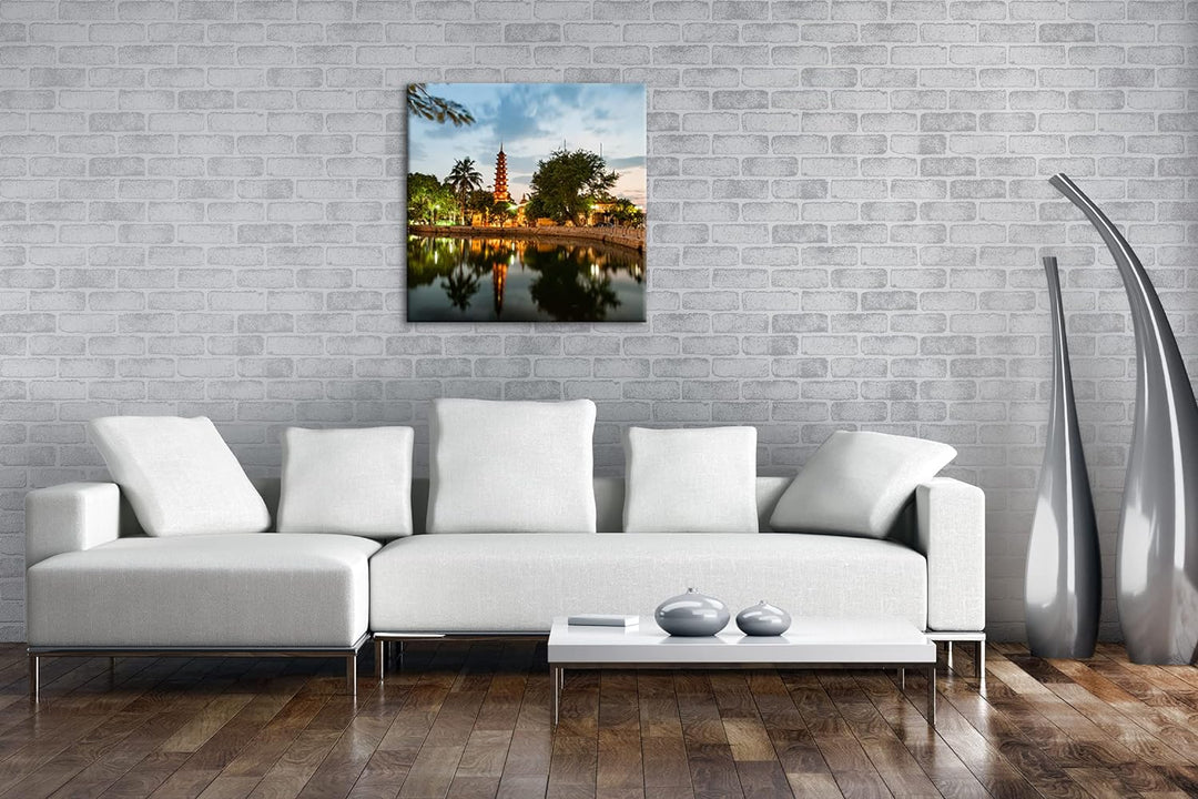 alte Buchrücken Format: 60x60 als Leinwandbild, Motiv fertig gerahmt auf Echtholzrahmen, Hochwertige