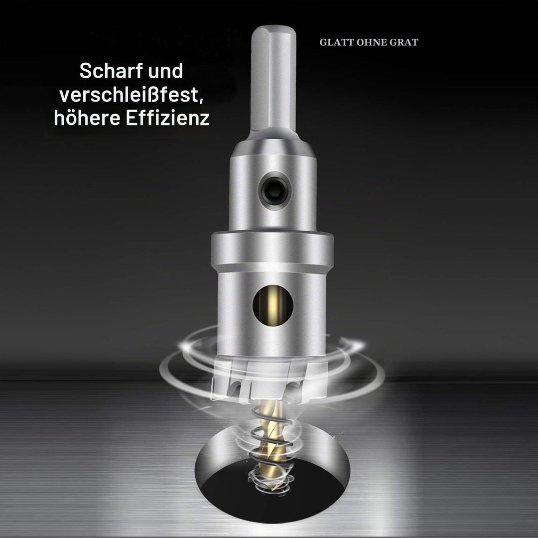 ASNOMY 8pcs grosses Lochsäge Hartmetall-Bohrer, 16–60 mm, hochwertiger TCT-Bohrer-Lochsägen-Set, tit
