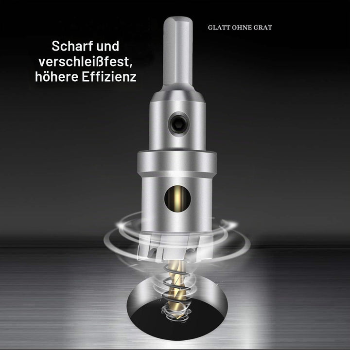 ASNOMY 8pcs grosses Lochsäge Hartmetall-Bohrer, 16–60 mm, hochwertiger TCT-Bohrer-Lochsägen-Set, tit