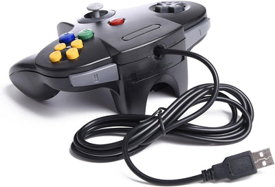 miadore 2X N64 Controller USB Gamepad Classic N 64 Controller Joypad Joystick Für Mac und Windows Ra