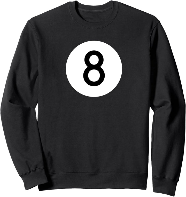 Eightball Schwarze Billard-Kugel Acht Achter Billardkugel Sweatshirt