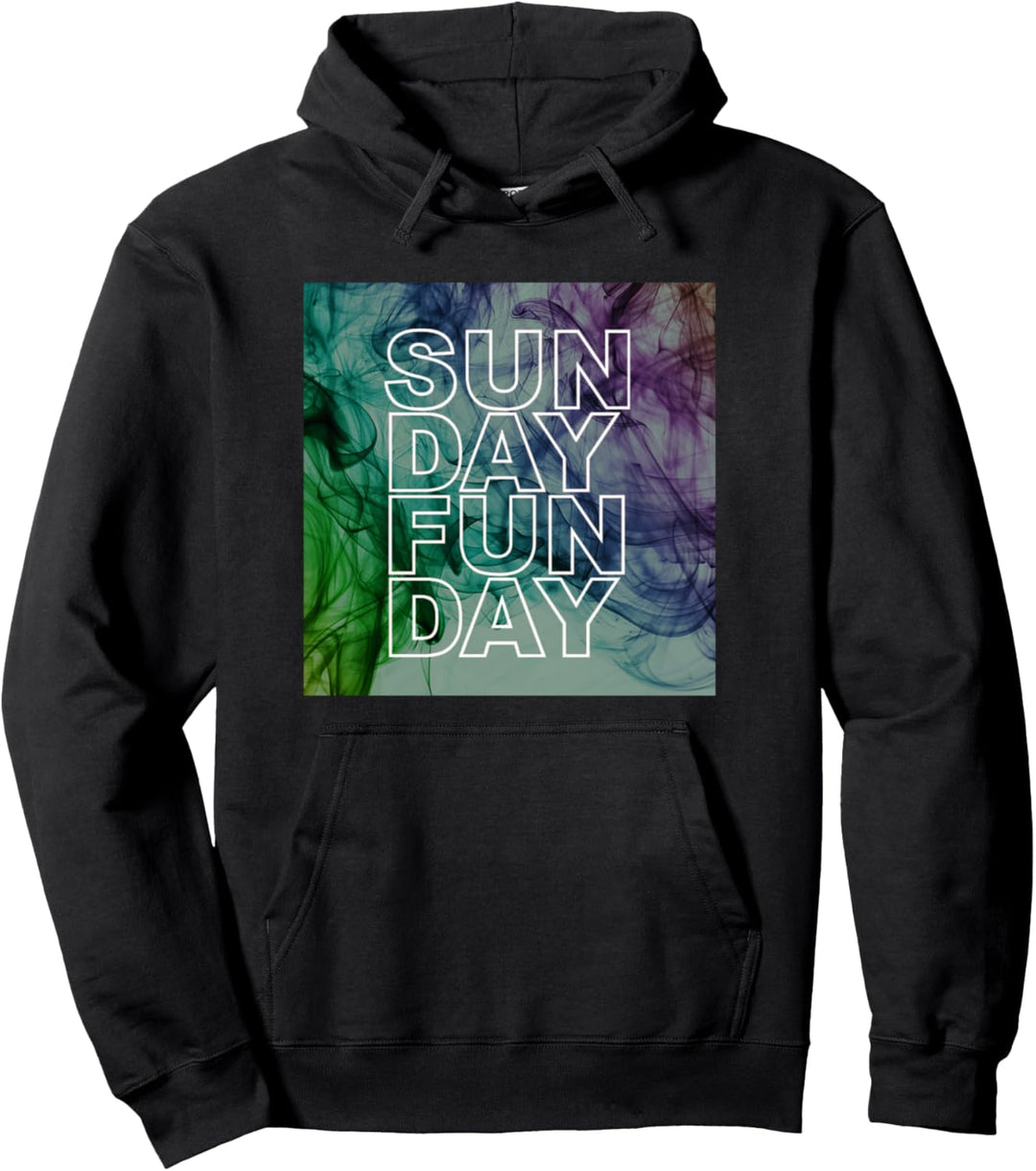Sonntag ist Funday, Partyfeiern, gute Laune, lustiges Festival Pullover Hoodie