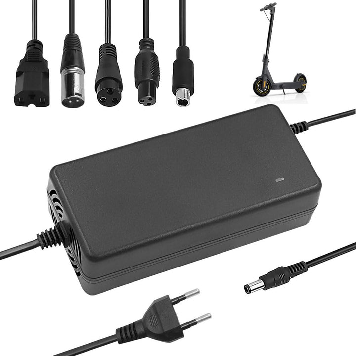 ZOYDP 54.6V 2A Li-ion Ladegerät für 48V 13S Lithium Batterie, E Scooter Ladekabel, e Scooter Ladeger