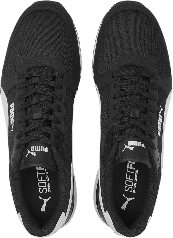PUMA Unisex St Runner V3 Mesh Sneaker 40.5 EU Puma Black Puma White, 40.5 EU Puma Black Puma White