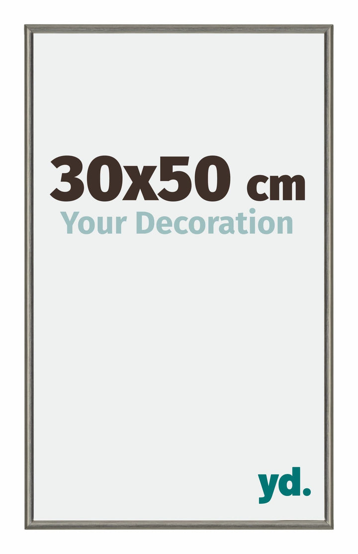 yd. Your Decoration - Bilderrahmen 30x50 cm - Bilderrahmen aus Aluminium mit Acrylglas - Antireflex
