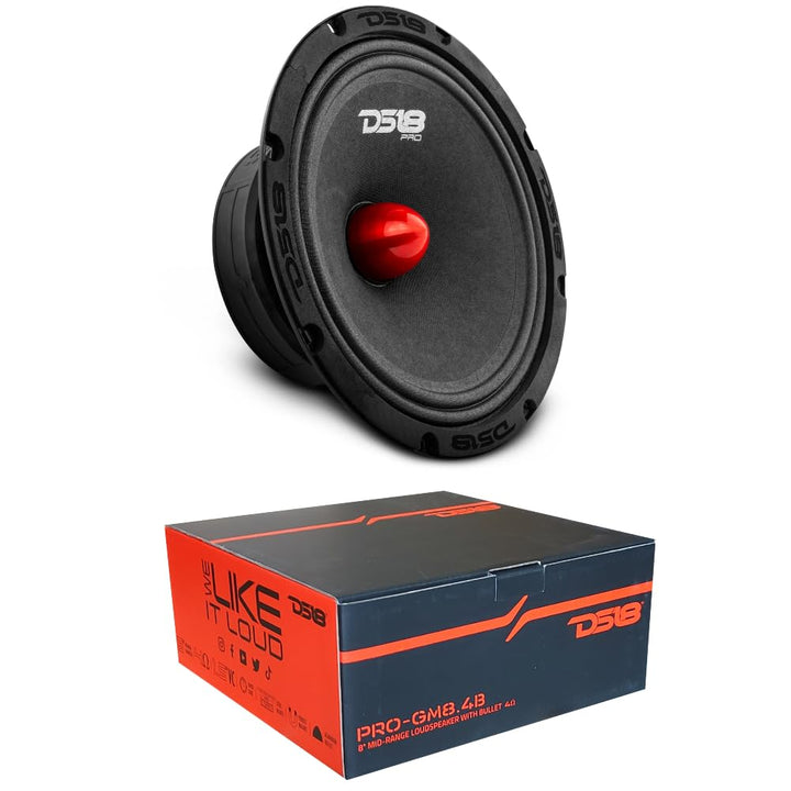 1 DS 18 PRO-GM8.4B Mitteltöner mit Bullet 20 cm 200 mm 8" Durchmesser 190 Watt rms und 580 Watt max,