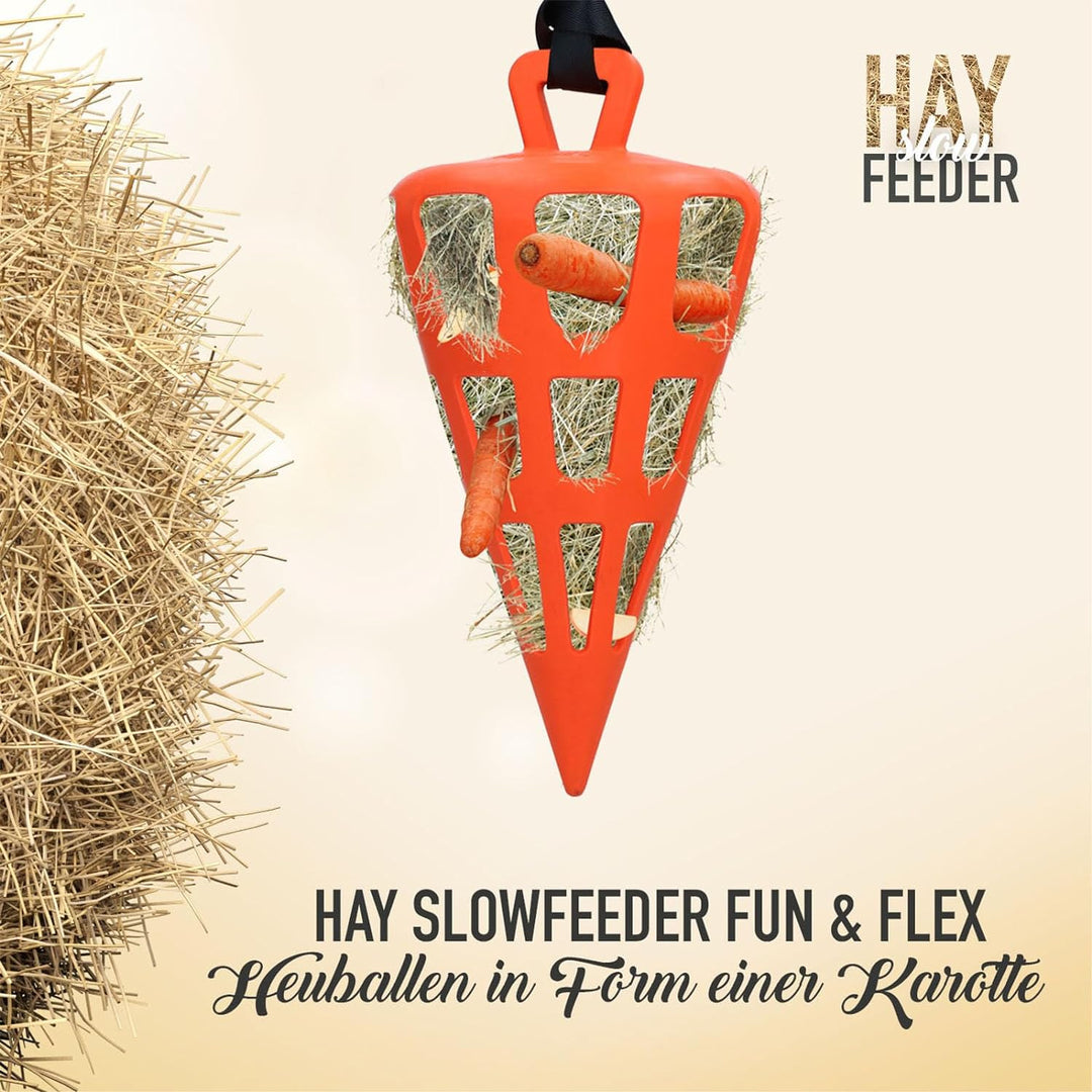 Holland Animal Care Hay Slowfeeder Fun&Flex Root - Heuschnellfutter für Pferde - Geeignet für Weidet