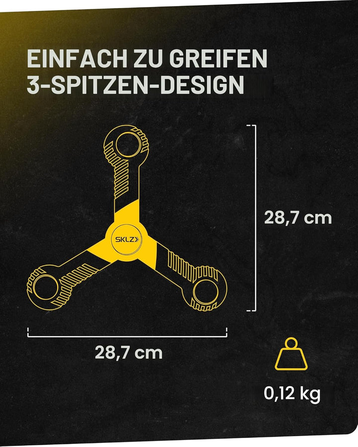 SKLZ Sports & Outdoor & Sports Reaktionsbälle Reaktiver Verschluss Sportreaktionsgerät, Blau/Gelb/Ro