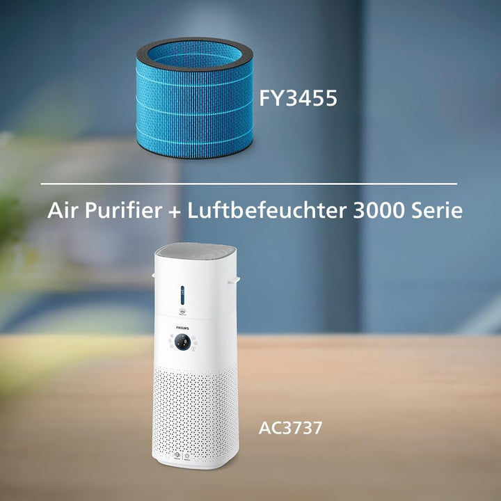 Philips Original NanoCloud Befeuchtungsfilter-Ersatz für 2-in-1 Luftreiniger und Luftbefeuchter 3000