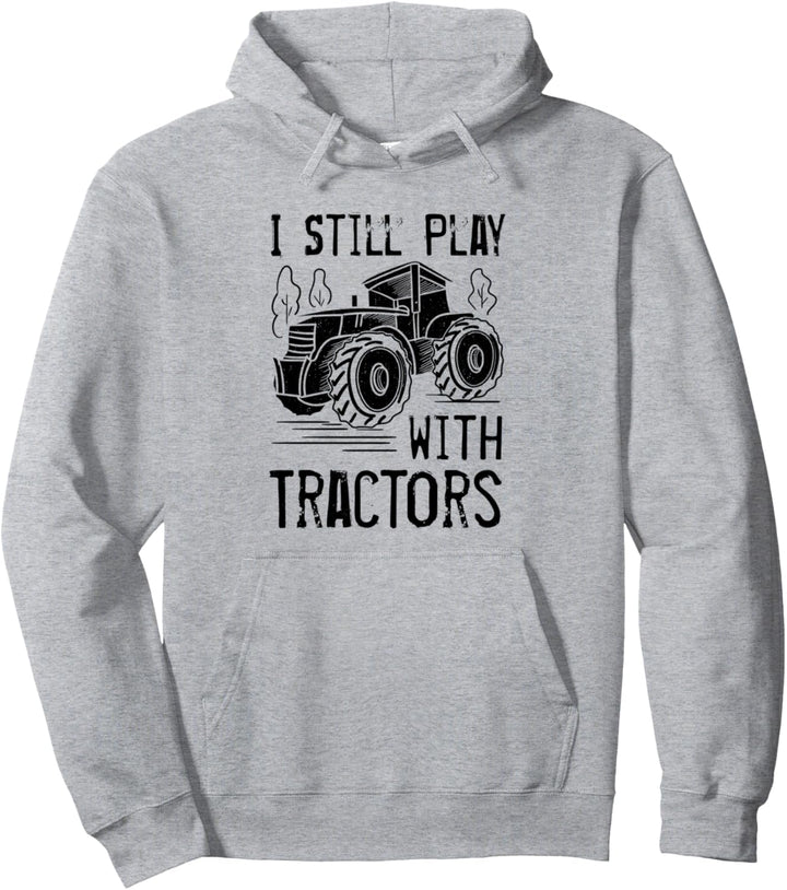 Spielen Sie mit Traktoren Farming Bauernhof Tier Pullover Hoodie