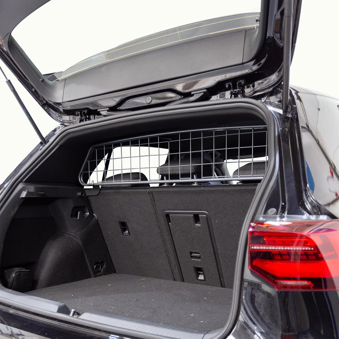 Travall Hundegitter für Volkswagen Golf 2020+, fahrzeugspezifisches Trenngitter für den Kofferraum a