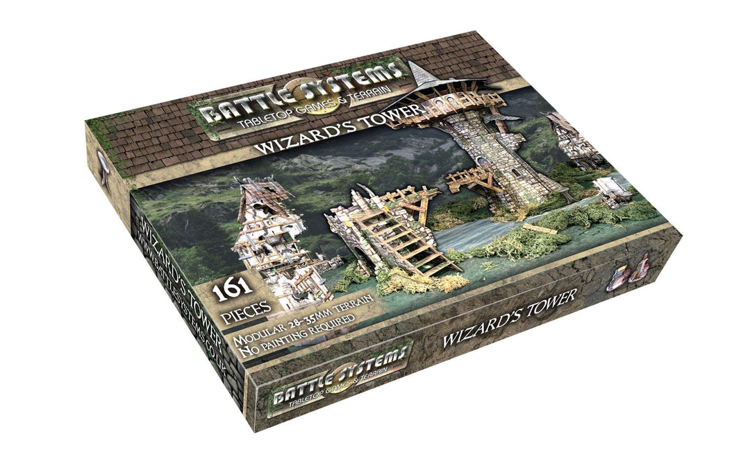 Fantasy Battle Systems Wargames Terrain - Wizards Tower - Multi Level Tabletop War Game Board - Warg