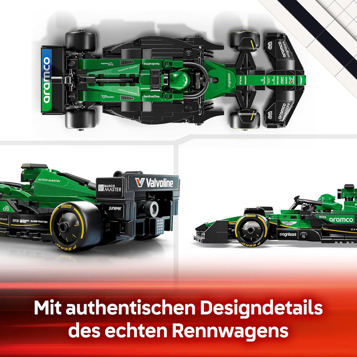 LEGO Speed Champions Aston Martin Aramco F1 AMR24 Rennauto - Spielzeug mit Formel 1 Minifigur zum Sa