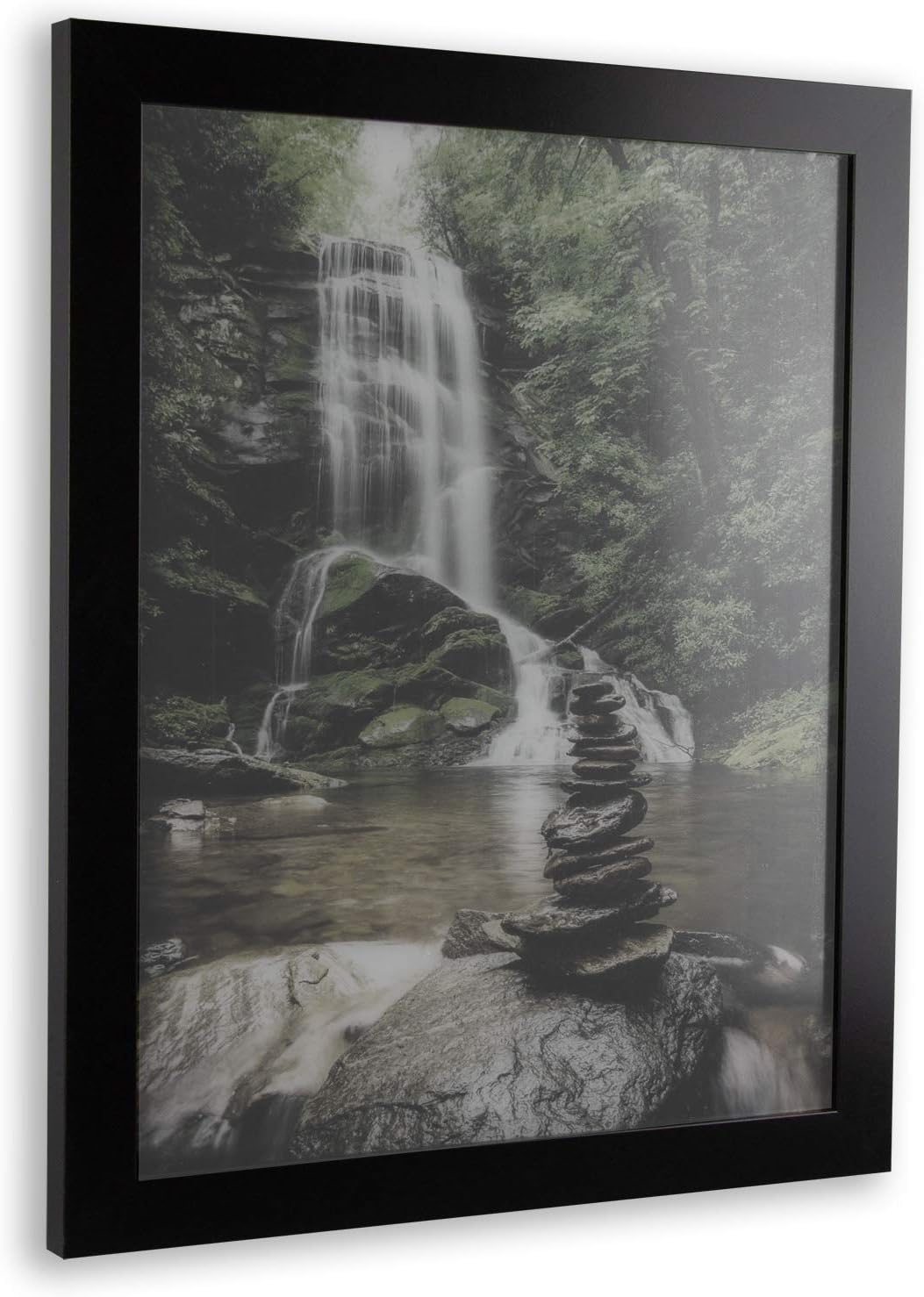 Monzetta Deluxe Bilderrahmen Posterrahmen 35x94 cm Schwarz matt cm Schritt Formatwahl 94x35 cm RW we