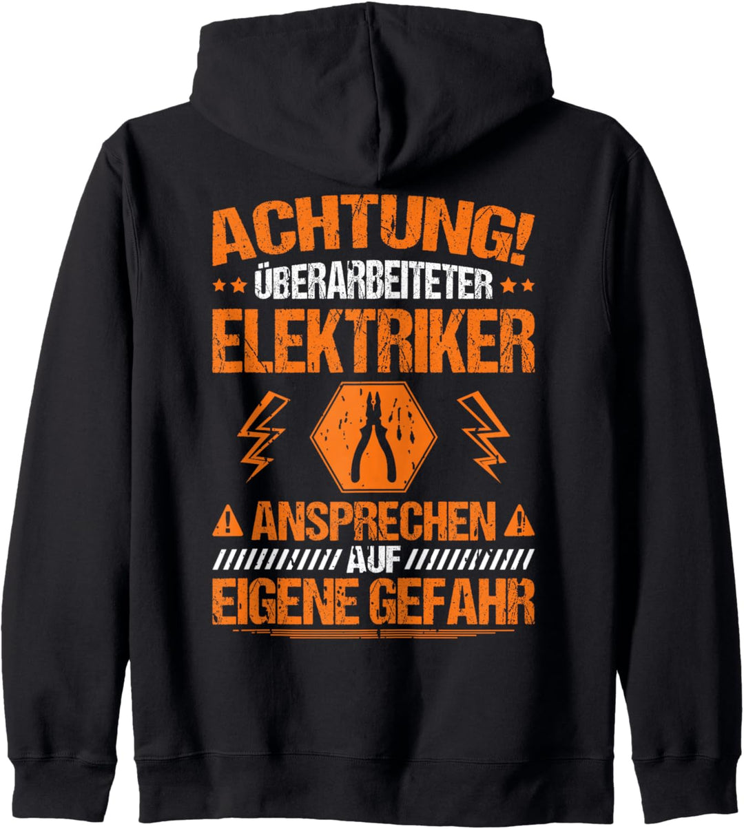 Überarbeiteter Elektriker Kapuzenjacke