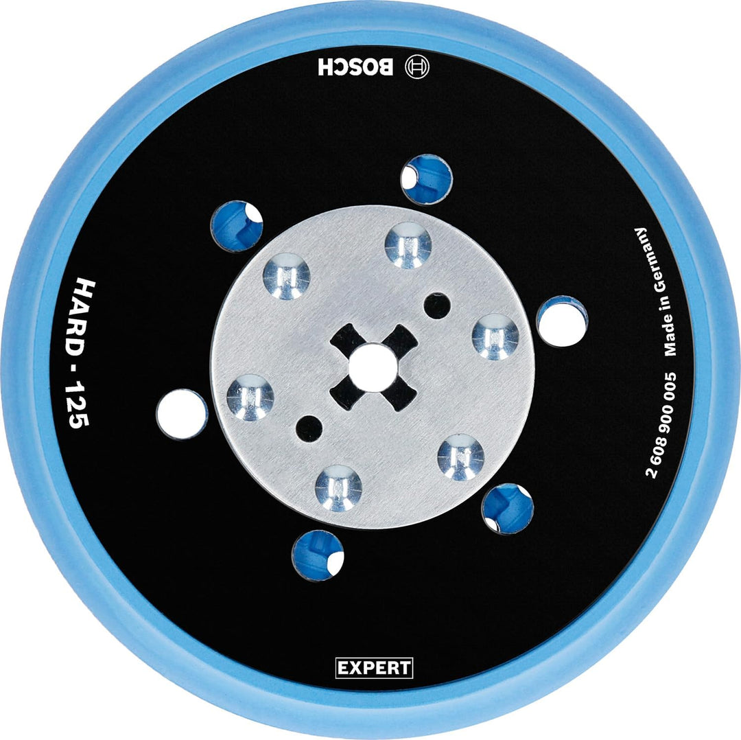 Bosch Professional 1x Expert Multihole Universalstützteller (Version hart, Ø 125 mm, Zubehör Exzente