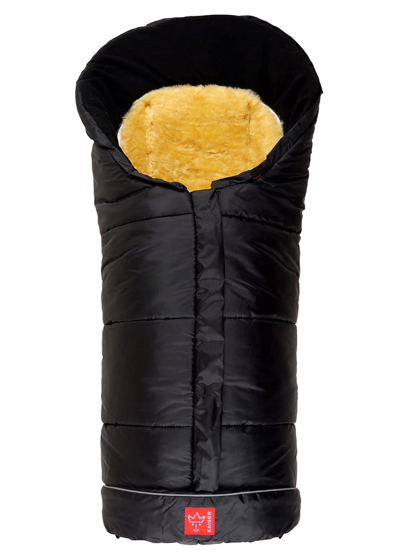 Kaiser 6571125 - Fusssack "Sheepy", Farbe schwarz, schwarz