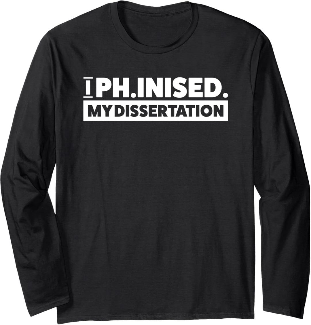 gibt es einen Doktor. Arzt im Raum Doktor der Philosophie Langarmshirt