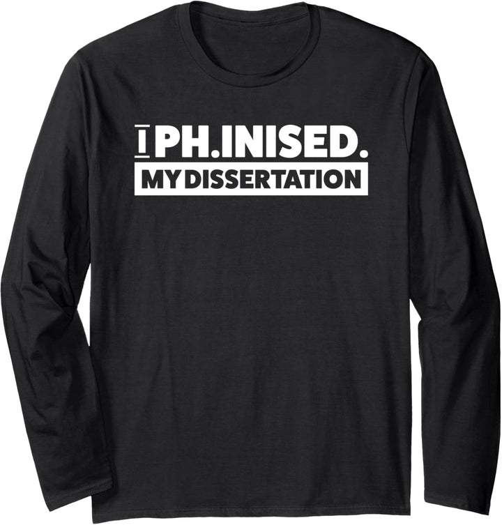 gibt es einen Doktor. Arzt im Raum Doktor der Philosophie Langarmshirt