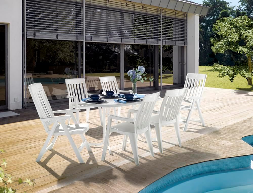 Sieger 233/G Boulevard-Klapptisch mit mecalit-Pro-Platte 115 x 70 cm, Stahlrohrgestell eisengrau, Ti