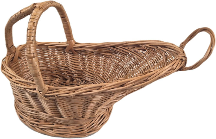 Weinkorb aus Weide Flaschenhalter Flaschenkorb Korbwaren Weidenkorb Weinhalter