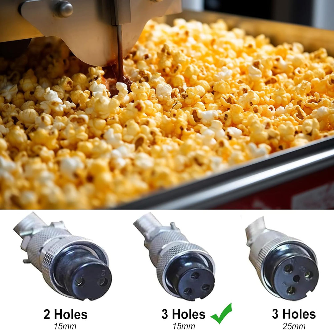 Popcorn Topf Ersatz für Heissluft Popcornmaschine, 230g Antihaft-Popcorntopf mit Ringheizelement, Le