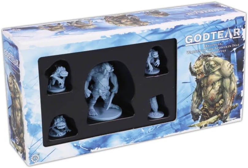 Steamforged Games SFGT-008 Zubehör, Mehrfarbig Halftusk, Wächter der Insel Stonekin, Halftusk, Wächt