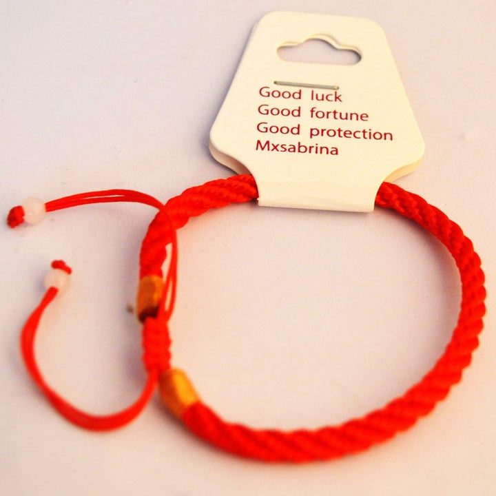 Feng Shui 3 Himmelswächter-Plakette W Mxsabrina rotes Schnur-Armband AA156