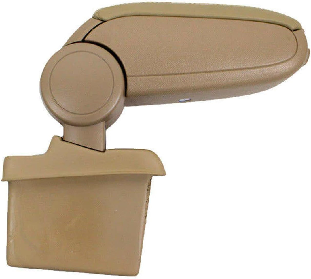 OMAC Mittelarmlehne Armlehne Mittelkonsole für VW Golf 5 2003-2009 PU-Leder ABS Beige Golf 5 2003-20