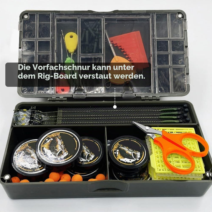 Angelgerätebox, Wasserdichter Fischköder Organizer mit Herausnehmbaren Trennwänden und Magnetischem
