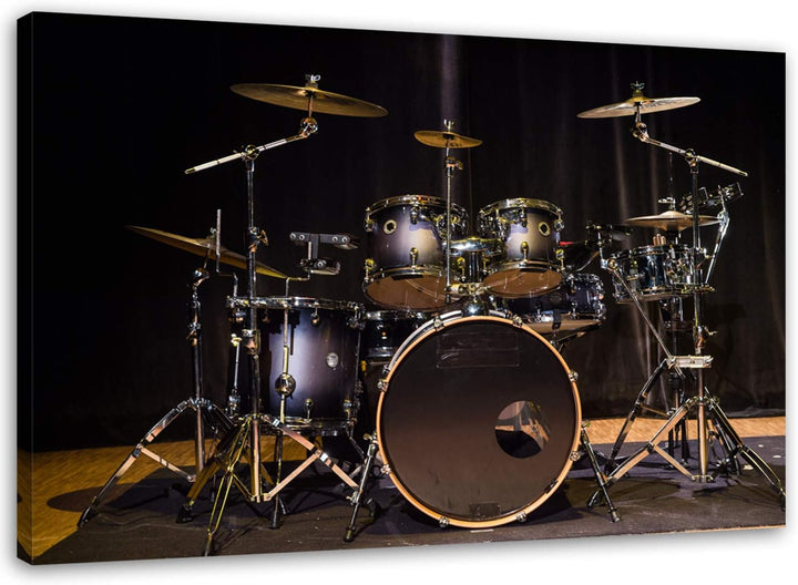 Feeby Frames, Leinwandbild, Bilder, Wand Bild, Wandbilder, Kunstdruck 40x60cm, Musik, Instrumente, S