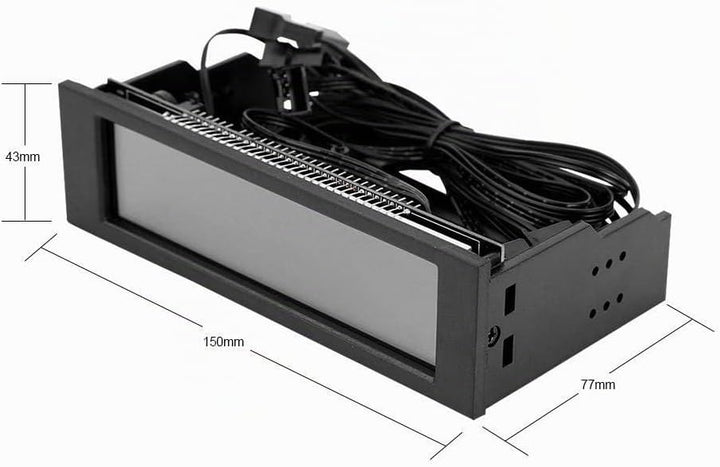 Lüfter Drehzahlregler Lüfterthermostat und Drehzahlregler Kühlung Laufwerkschacht LCD-Frontplatte CP