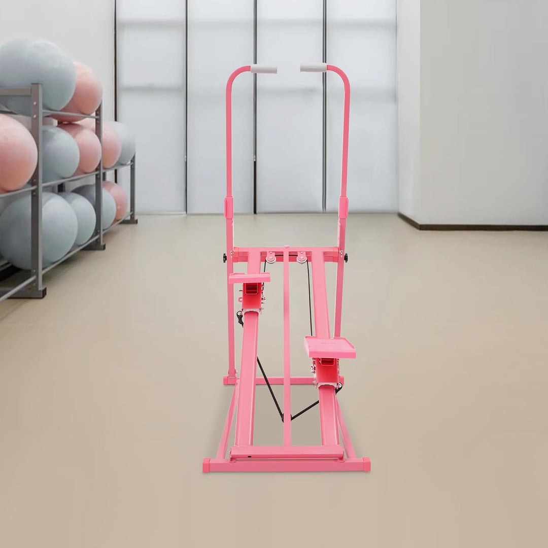 Treppensteiger Fitnessgerät Klappbar Vertikaler Climber Stepper Treppenstepper mit 3 Stufen Einstell