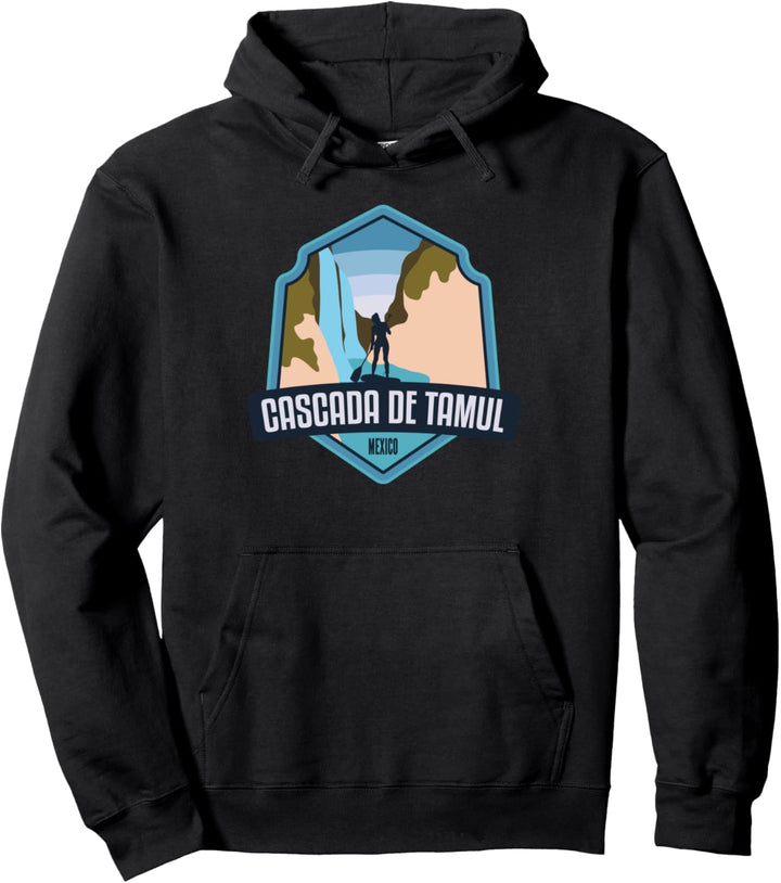 Tamul Wasserfall - Mexiko Pullover Hoodie