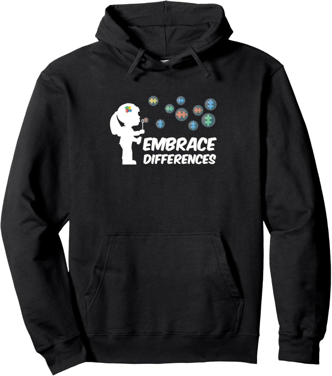 Umfassende Unterschiede Autismus Bewusstsein Pullover Hoodie