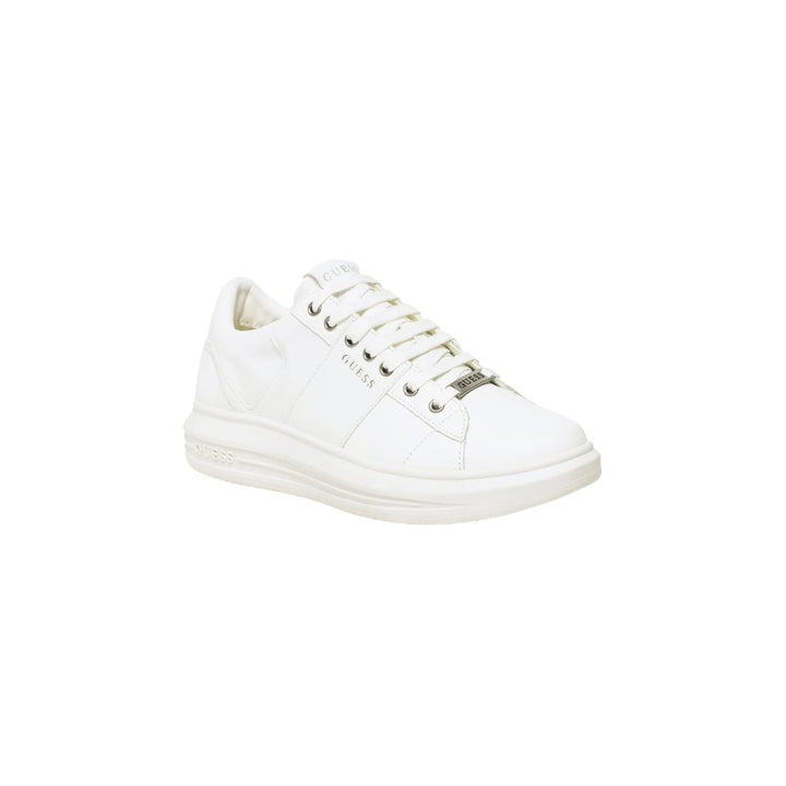 GUESS Herren Vibo Sneaker 44 EU Weiss, 44 EU Weiss