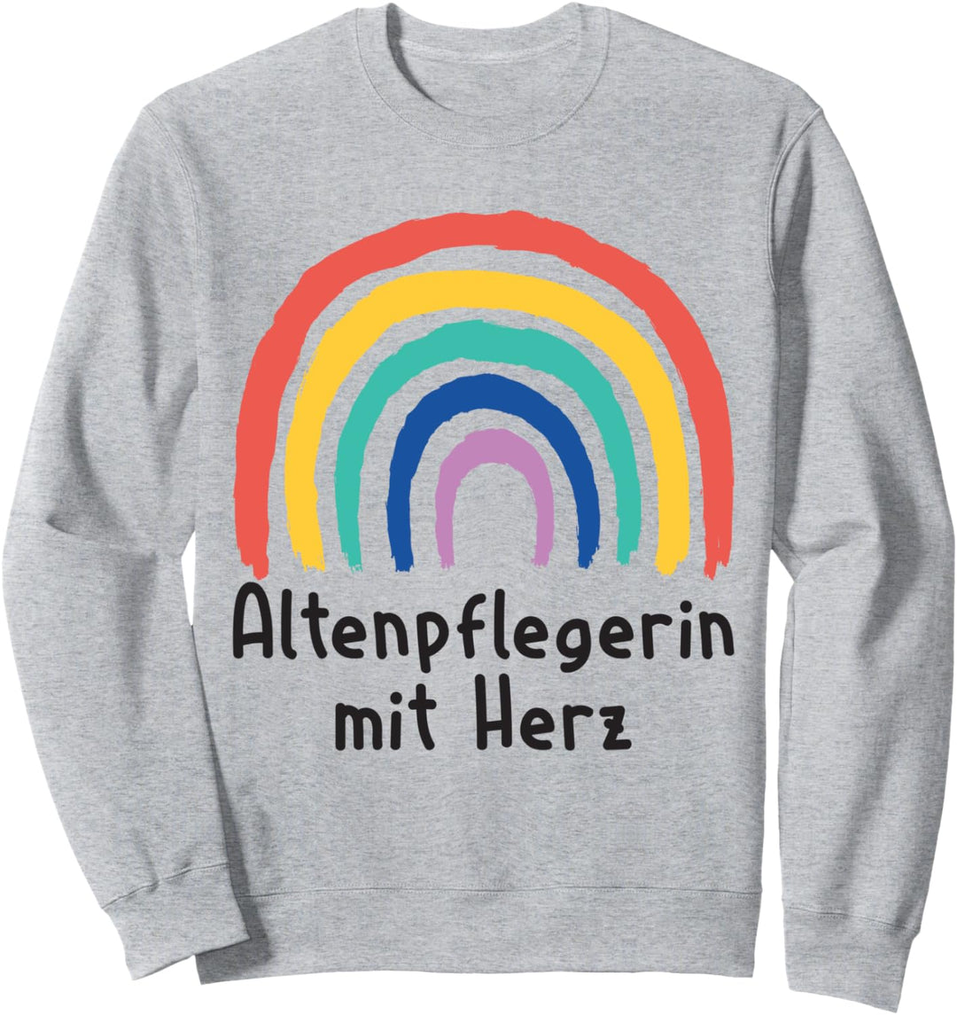 Altenpflegerin Mit Herz Danke Dankeschön Spruch Sweatshirt