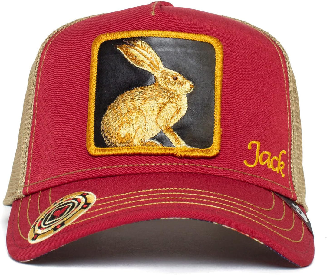 Goorin Bros. Trucker Cap Jacked Casino Serie Red Rot Beige, Jacked