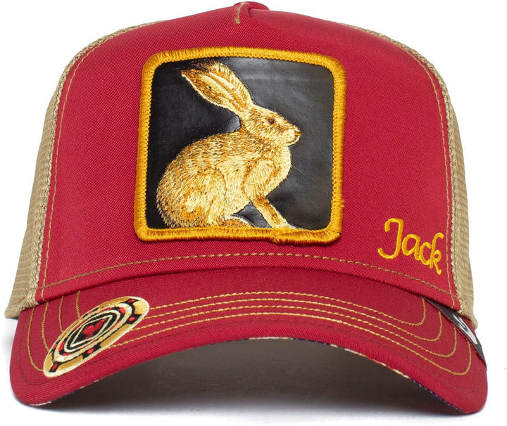 Goorin Bros. Trucker Cap Jacked Casino Serie Red Rot Beige, Jacked