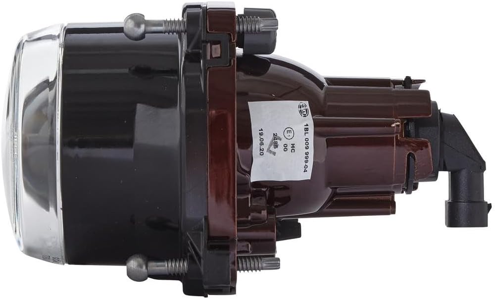 HELLA - DE/Halogen-Hauptscheinwerfer - 90mm Performance - 24V - rund - Einbau - gehärtete Streuschei