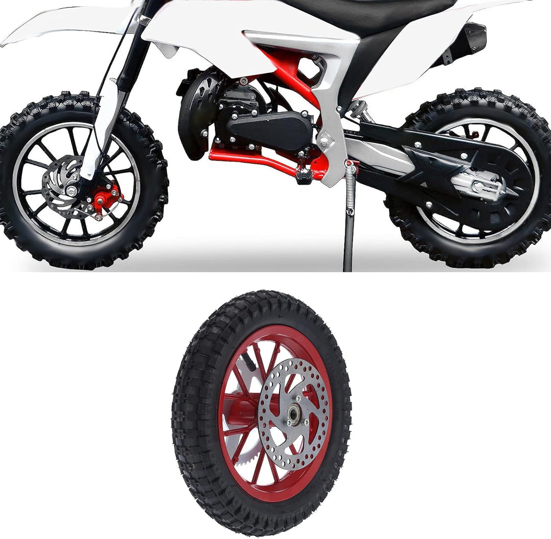 Pocket Bike Hinterrad, Rostschutz Anti-Rutsch-Rad 12,5 x 2,75 Zoll/31,8 x 7,0 cm für 47 cc 49 cc 2-T