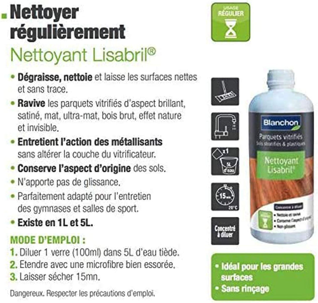 B90 Wischpflege 1L Cleaner Lisabril 1 l (1er Pack), 1 l (1er Pack)
