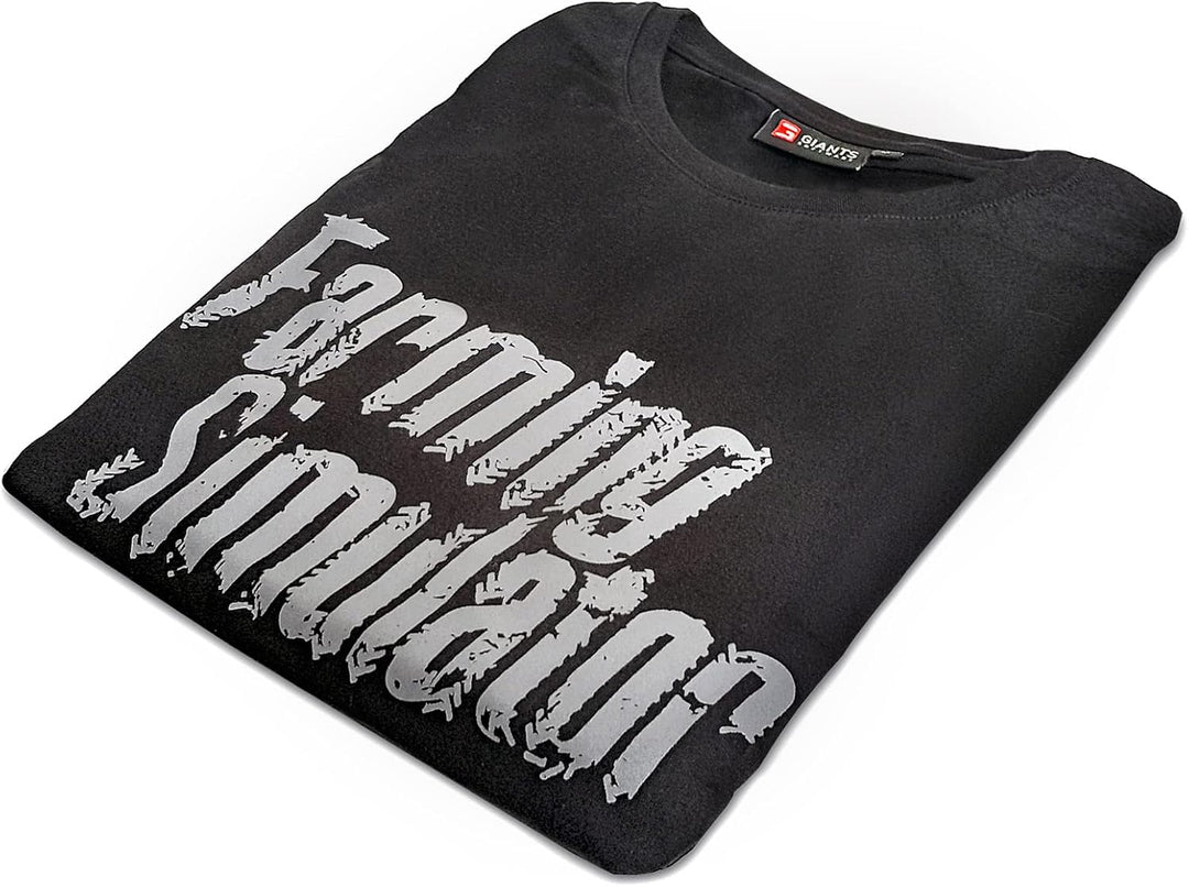 Farming Simulator Landwirtschaftssimulator T-Shirt (Grösse L, Shirt aus 100% Baumwolle, Schriftzug g