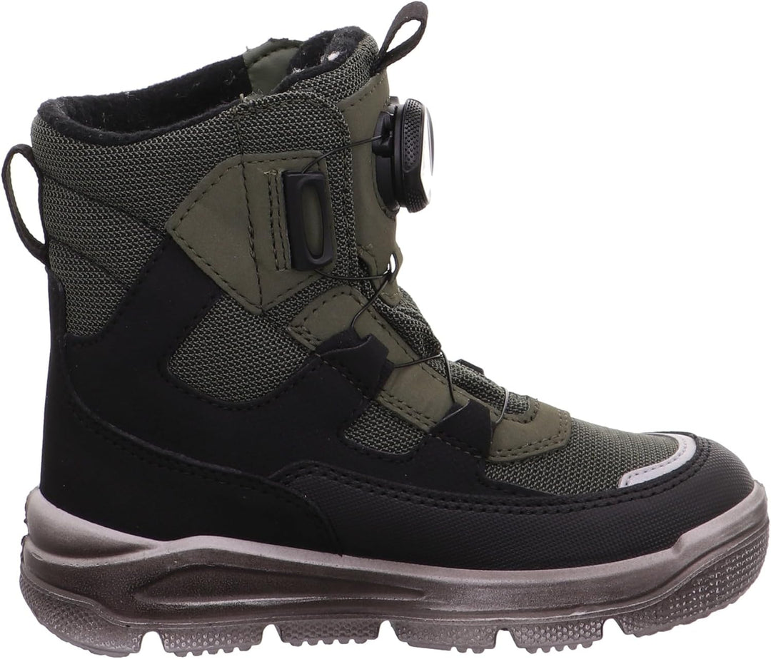 Superfit Jungen Mars Schneestiefel 27 EU Schwarz Grün 0000, 27 EU Schwarz Grün 0000