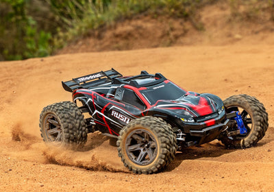 TRAXXAS Rustler 4x4 rot RTR BL-2S Brushless ohne Akku/Lader 1/10 Stadium Truck