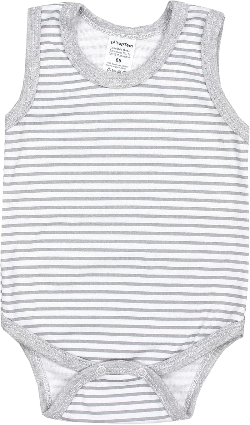 TupTam Baby Jungen Achselbody in Unifarben 5er Pack 80 Farbenmix 3, 80 Farbenmix 3