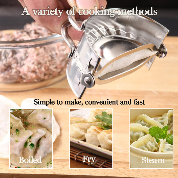 Edelstahl Ravioli Mold, Edelstahl Dumpling Maker Teigtaschenformer, Tortellini Form Maultaschen,Dump